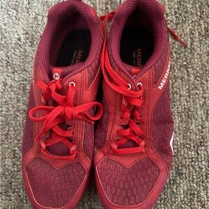Merrell Women's Pink/Red Athletic Sneakers - Lightweight Trail Shoes w10